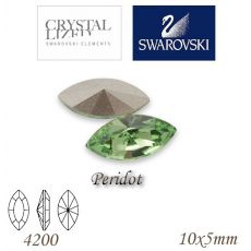 SWAROVSKI® ELEMENTS 4200 Navette - Peridot, 10x5mm, bal.1ks