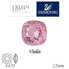 SWAROVSKI® ELEMENTS 4470 Square Rhinestone - Violet, 12mm, bal.1ks