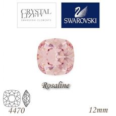 SWAROVSKI® ELEMENTS 4470 Square Rhinestone - Rosaline, 12mm, bal.1ks