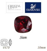 SWAROVSKI® ELEMENTS 4470 Square Rhinestone - Siam, 10mm, bal.1ks