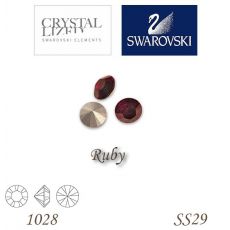 SWAROVSKI® ELEMENTS 1028 Xilion Chaton - Ruby, SS29, bal.1ks