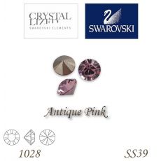 SWAROVSKI® ELEMENTS 1028 Xilion Chaton - Antique Pink, SS39, bal.1ks