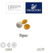 SWAROVSKI® ELEMENTS 1088 Xirius Chaton - Topaz, SS29, bal.1ks