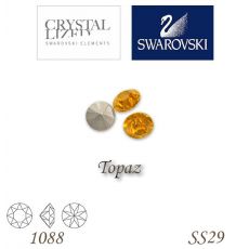 SWAROVSKI® ELEMENTS 1088 Xirius Chaton - Topaz, SS29, bal.1ks