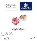 SWAROVSKI® ELEMENTS 1088 Xirius Chaton - Light Rose, SS39, bal.1ks