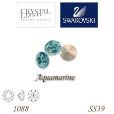 SWAROVSKI® ELEMENTS 1088 Xirius Chaton - Aquamarine, SS39, bal.1ks
