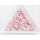 Lucerny(pyramídky) ružovo-biele, 6mm, bal.40ks