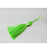 Textilný strapec - Zelený - 6,5cm, bal.1ks