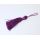 Textilný strapec - Tmavo fialový - 6,5cm, bal.1ks