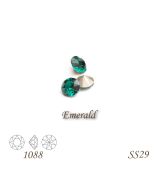 SWAROVSKI® ELEMENTS 1088 Xirius Chaton - Emerald, SS29, bal.1ks