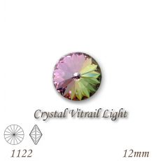 SWAROVSKI® ELEMENTS 1122 Rivoli - Crystal Vitrail Light, 12mm, bal.1ks