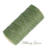 Linhasita voskovaná priadza na micro macramé - Military Green, 1mm, bal.1klbko (168m)
