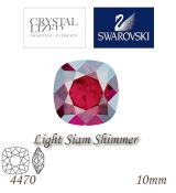 SWAROVSKI® ELEMENTS 4470 Square Rhinestone - Light Siam Shimmer, 10mm, bal.1ks